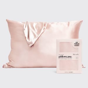 Satin Pillowcase in Blush 2 Pack